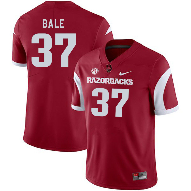 Men #37 Devin Bale Arkansas Razorback College Football Jerseys Stitched Sale-Cardinal - Click Image to Close